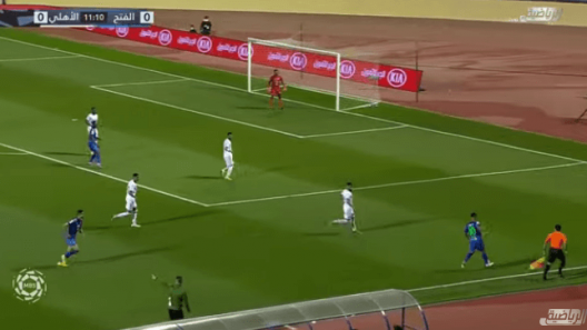 اهداف مباراة الاهلي والفتح وخسارة قاسية للراقي برباعية في الدوري السعودي