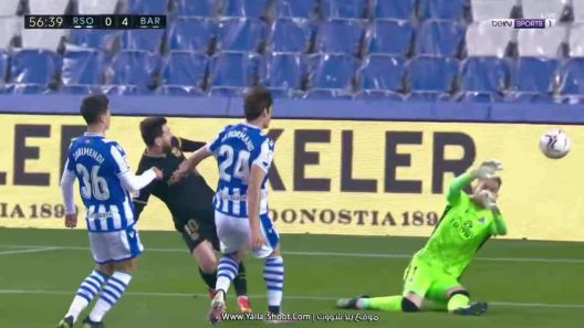 اهداف مباراة برشلونة وريال سوسيداد وإكتساح للبلوجرانا بسداسية كاملة في الدوري الأسباني
