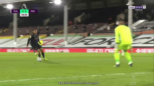 اهداف مباراة مانشستر سيتي وفولهام والسيتيزن يقسو بثلاثية على الضيوف