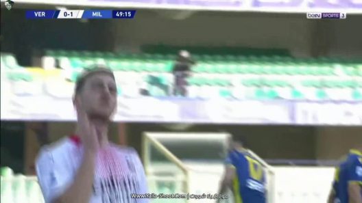 اهداف مباراة ميلان وهيلاس فيرونا وإنتصار بهدفين مع إقناع للروسونيري