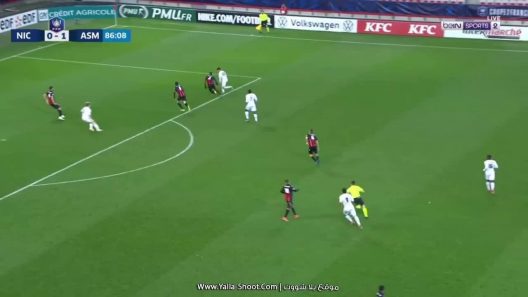 اهداف مباراة موناكو ونيس وفوز بهدفين لفريق الإمارة في كأس فرنسا