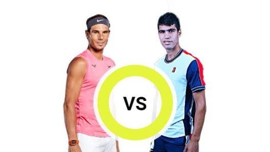 مشاهدة مباراة رافاييل نادال وكارلوس الكاراز بث مباشر اليوم 6-5-2022 بطولة مدريد
