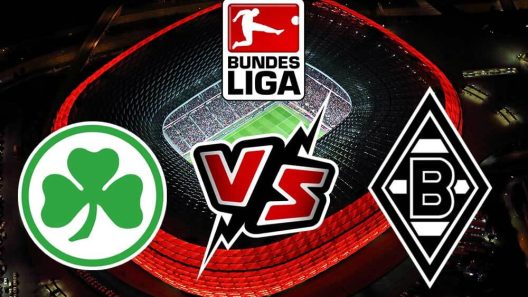 مشاهدة مباراة بوروسيا مونشنغلادباخ وجروتر فيورث بث مباشر اليوم 9-4-2022 قمة رونهوف سبورت بارك