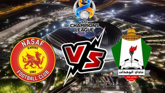 مشاهدة مباراة الوحدات وناساف كارشي بث مباشر اليوم 27-4-2022 مواجهة المارد الاخضر على استاد الأمير محمد بن فهد