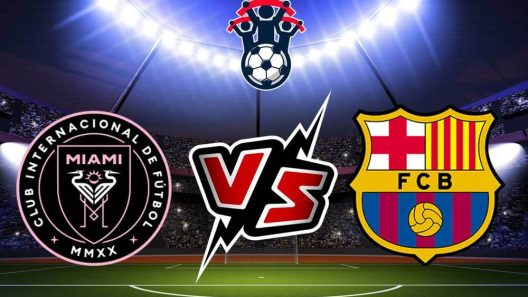 مشاهدة مباراة برشلونة وانتر ميامي بث مباشر اليوم 19-7-2022 قمة ريكاردو سيلفا