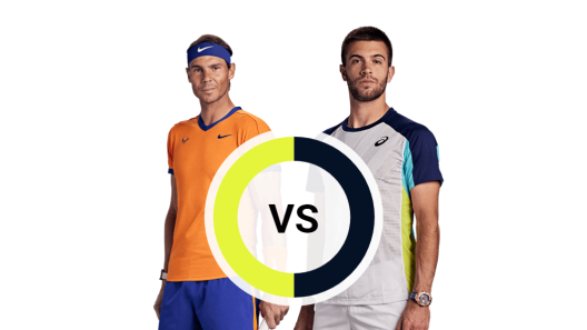 مشاهدة مباراة رافاييل نادال وبورنا تشوريتش بث مباشر اليوم 17-8-2022 بطولة سنسيناتي