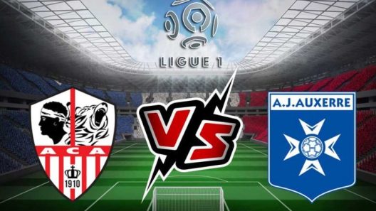 مشاهدة مباراة اجاكسيو واوكسير بث مباشر اليوم 9-4-2023 مواجهة فرانسوا كوتي