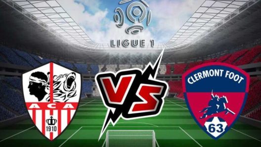 مشاهدة مباراة اجاكسيو وكليرمون فوت بث مباشر اليوم 2-4-2023 مواجهة جبريل مونتبيد