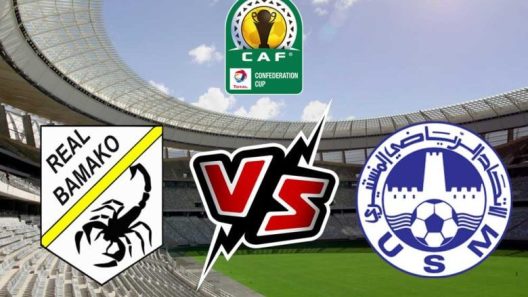 مشاهدة مباراة الاتحاد المنستيري وريال باماكو بث مباشر اليوم 2-4-2023 على الملعب الاولمبي حمادي العقربي