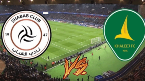 مشاهدة مباراة الشباب والخليج بث مباشر اليوم 24-1-2026 قمة ملعب الأمير محمد بن فهد بين الليوث والدانة