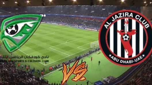 مشاهدة مباراة الجزيرة وخورفكان بث مباشر اليوم 26-10-2024 مواجهة العنكبوت ضد النسور