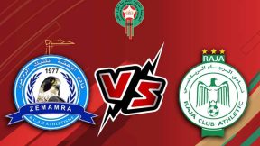 مشاهدة مباراة الرجاء ونهضة الزمامرة بث مباشر اليوم 1-2-2026 قمة محمد الخامس