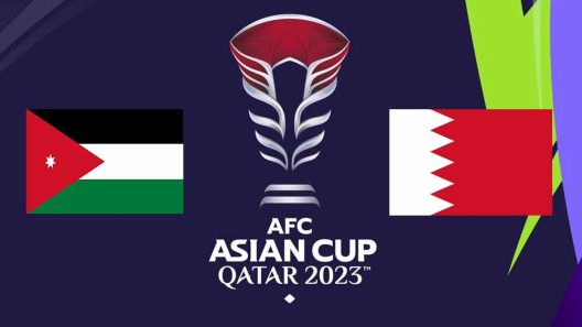 مشاهدة مباراة البحرين والاردن بث مباشر اليوم 25-1-2024 الاحمر ضد النشامى على استاد خليفة الدولي