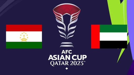 مشاهدة مباراة الامارات وطاجيكستان بث مباشر اليوم 28-1-2024 عيال زايد ضد التاج في قمة ثمن نهائي كأس اسيا