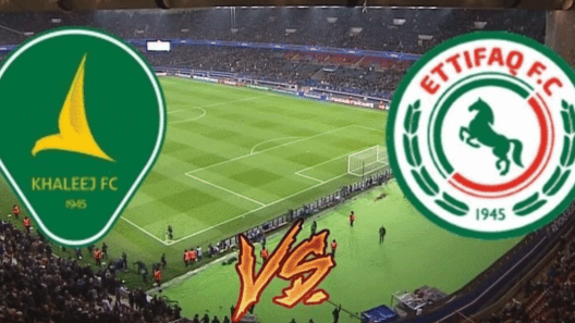 مشاهدة مباراة الاتفاق والخليج بث مباشر اليوم 2-5-2025 قمة استاد الأمير محمد بن فهد بين فارس الدهناء والدانة