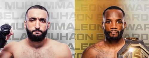 مشاهدة مباراة بلال محمد وليون ادواردز بث مباشر اليوم 28-7-2024 نزال يو اف سي 304