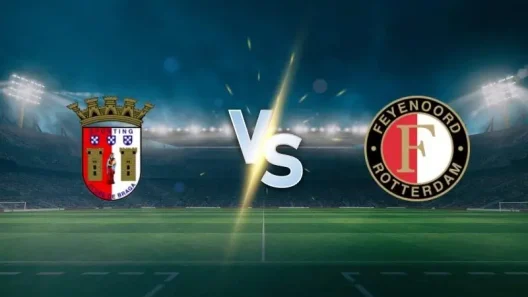 مشاهدة مباراة سبورتينغ براغا وفينورد روتردام بث مباشر اليوم 24-9-2025 قمة برتغالية هولندية أوروبية