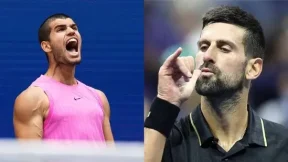 مشاهدة مباراة كارلوس ألكاراز ونوفاك دجوكوفيتش بث مباشر اليوم 1-2-2026 قمة بطولة أستراليا للتنس