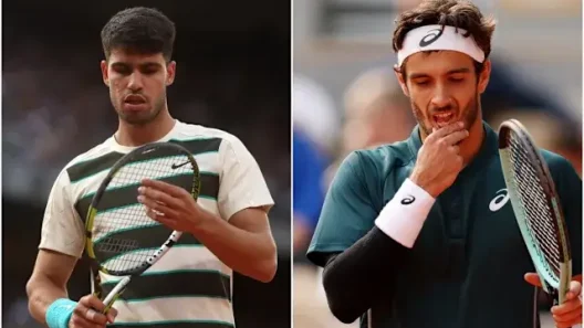 مشاهدة مباراة كارلوس ألكاراز ولورينزو موسيتي بث مباشر اليوم 13-11-2025 نهائيات الجولة الختامية للتنس