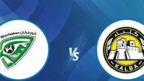 مشاهدة مباراة كلباء وخورفكان بث مباشر اليوم 19-9-2026 ضمن كأس مصرف أبوظبي الإسلامي
