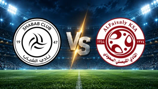 مشاهدة مباراة الشباب والفيصلي بث مباشر اليوم 19-10-2026 قمة إس إتش جي أرينا